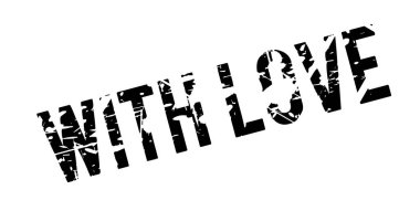 sevgi lastik damgası ile