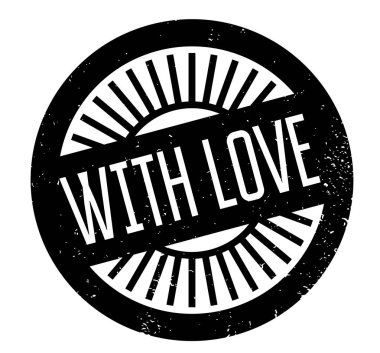 sevgi lastik damgası ile