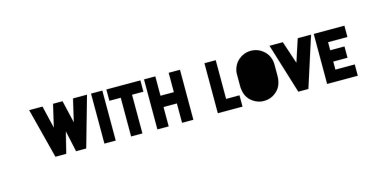 sevgi lastik damgası ile