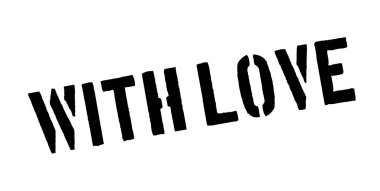 sevgi lastik damgası ile