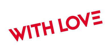 sevgi lastik damgası ile