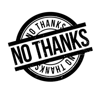 Kauçuk damga yok teşekkürler