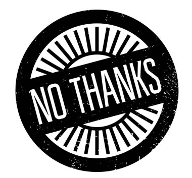 Kauçuk damga yok teşekkürler