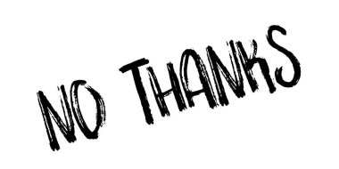 Kauçuk damga yok teşekkürler