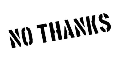 Kauçuk damga yok teşekkürler