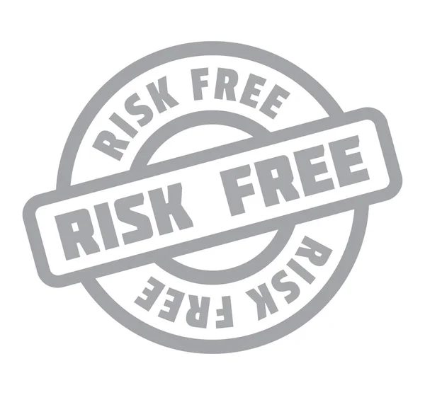 Ризик Безкоштовний гумовий штамп — стоковий вектор
