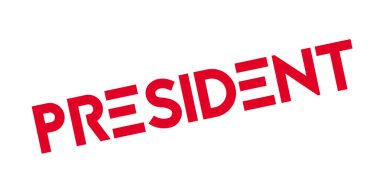 Başkan lastik damgası