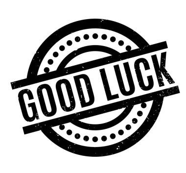 iyi şanslar lastik damgası