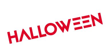 Cadılar Bayramı lastik damgası