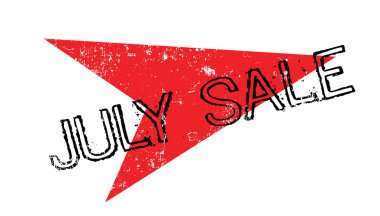 Temmuz Satılık lastik damgası