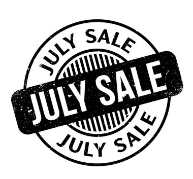 Temmuz Satılık lastik damgası