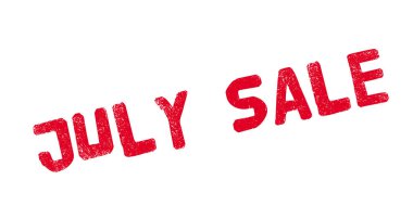 Temmuz Satılık lastik damgası