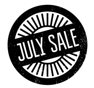 Temmuz Satılık lastik damgası