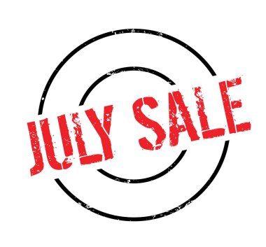 Temmuz Satılık lastik damgası