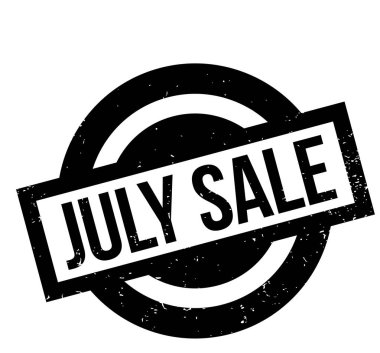 Temmuz Satılık lastik damgası