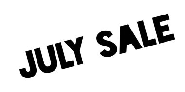 Temmuz Satılık lastik damgası