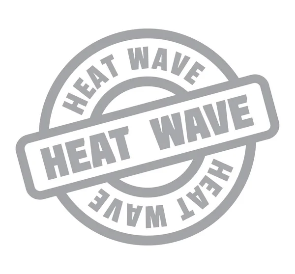 Heat Wave gummistämpel — Stock vektor
