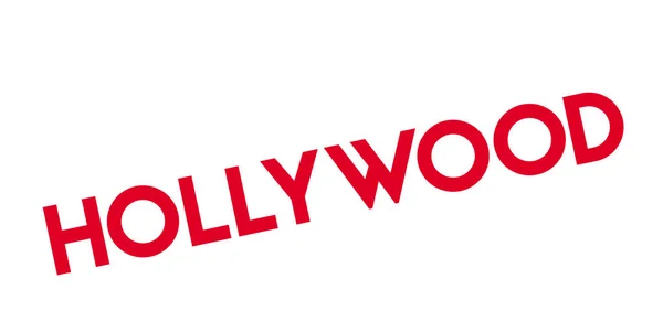 Carimbo de borracha de Hollywood — Vetor de Stock