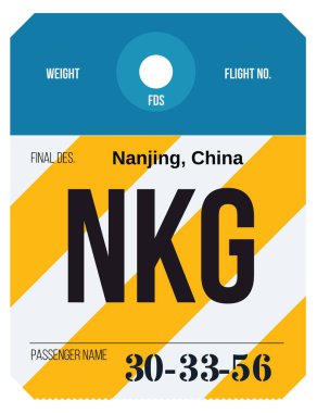 Vintage Bagaj etiketi