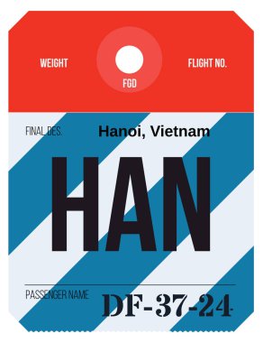 Vintage Bagaj etiketi