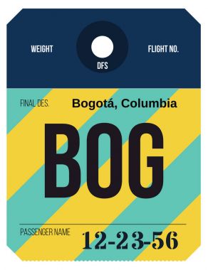 Vintage Bagaj etiketi