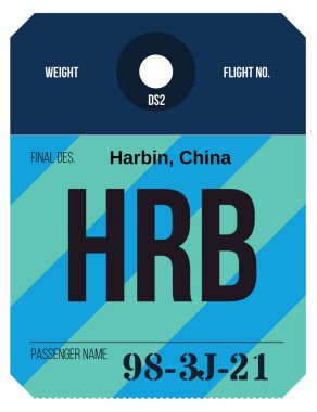 Vintage Bagaj etiketi