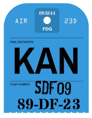 Vintage Bagaj etiketi