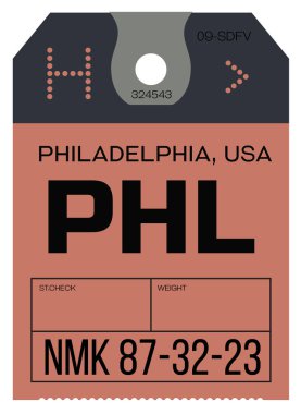 Vintage Bagaj etiketi