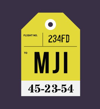 Vintage Bagaj etiketi