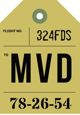 Vintage Bagaj etiketi