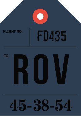 Vintage Bagaj etiketi