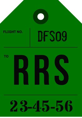 Vintage Bagaj etiketi