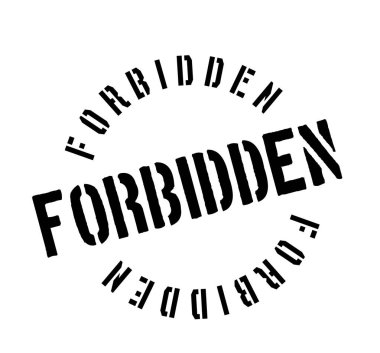 yasak lastik damgası