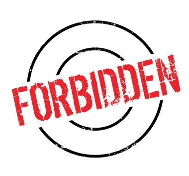 yasak lastik damgası