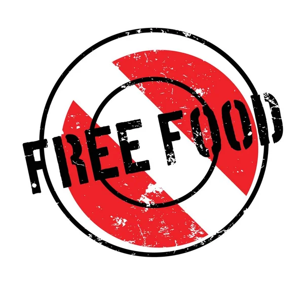 Free Food rubber stamp — Stock Vector