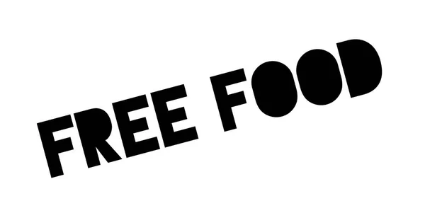 Free Food sello de goma — Vector de stock