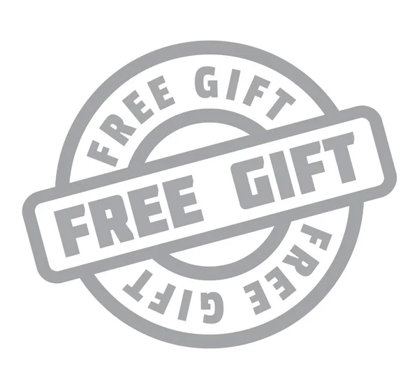 Sello de goma de regalo gratis — Vector de stock