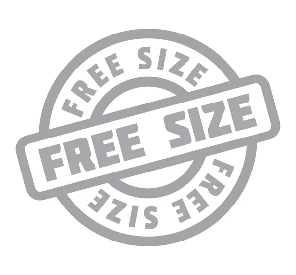 Free Size rubber stamp — Stock Vector