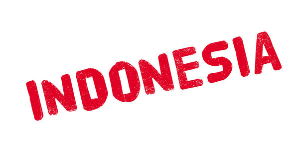 Резиновая марка Индонезии
