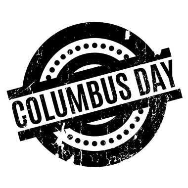 Kolomb Günü lastik damgası