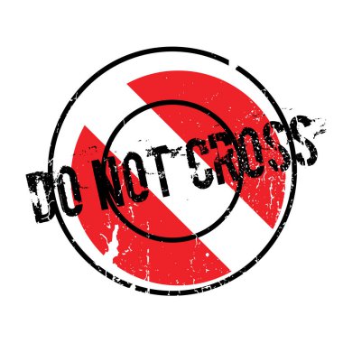 Lastik damgası çapraz değil