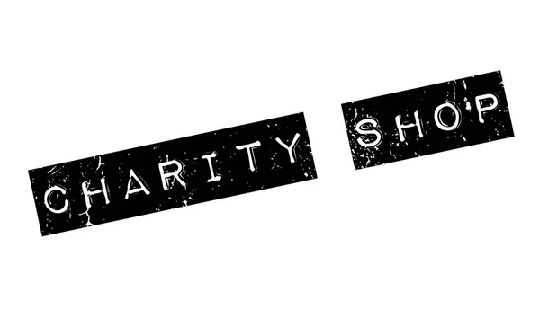 Charity Shop tampon caoutchouc — Image vectorielle