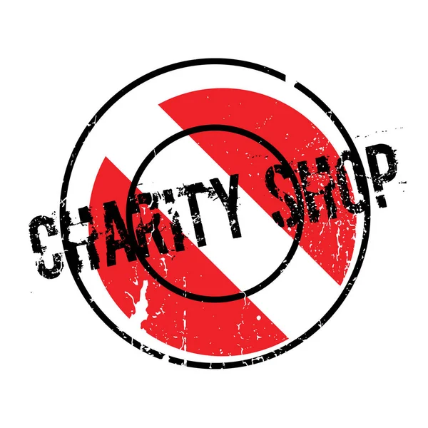 Carimbo de borracha Charity Shop — Vetor de Stock