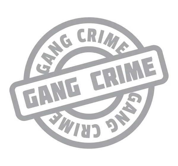 Gang Crime sello de goma — Vector de stock