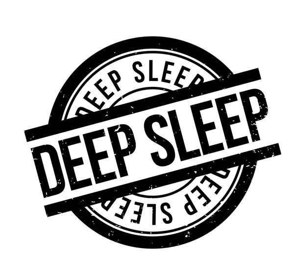 Гумова марка Deep Sleep — стоковий вектор