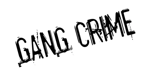 Gang Crime rubber stamp — Stock Vector