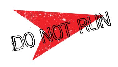 Lastik damgası çalıştırmayın