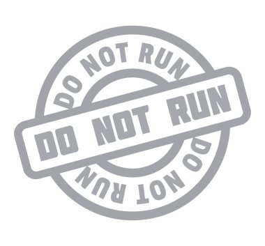 Lastik damgası çalıştırmayın