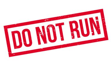 Lastik damgası çalıştırmayın