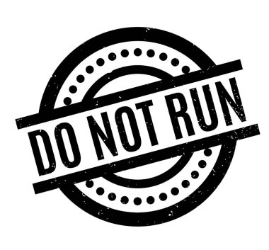 Lastik damgası çalıştırmayın